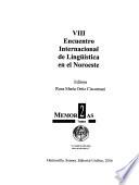 Encuentro Internacional de Lingüística en el Noroeste
