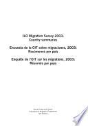 Encuesta de la OIT Sobre Migraciones 2003