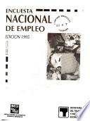 Encuesta nacional de empleo