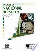 Encuesta Nacional de Empleo. Nuevo León. 1996