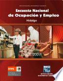 Encuesta Nacional de Ocupación y Empleo. Hidalgo. ENOE 2009