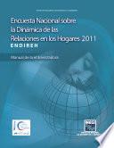 Encuesta Nacional sobre la Dinámica de las Relaciones en los Hogares 2011. ENDIREH. Manual de la entrevistadora