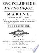 Encyclopédie Méthodique. Marine