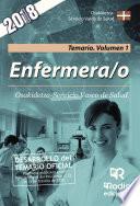 Enfermera/o. Osakidetza-Servicio Vasco de Salud. Temario. Volumen 1