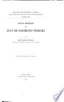Ensayo biográfico sobre Juan Solórzano Pereira