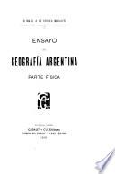 Ensayo de geografía argentina, parte física