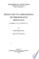 Ensayo de una bibliografía de bibliografías mexicana