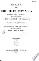 Ensayo de una biblioteca española de libros raros y curiosos