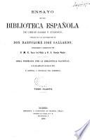 Ensayo de una biblioteca española de libros raros y curiosos