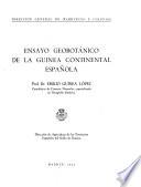 Ensayo geobotánico de la Guinea continental española