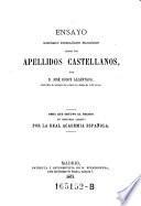 Ensayo histórico etimológico filológico sobre los apellidos castellanos