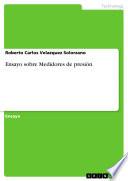 Libro Ensayo sobre Medidores de presión