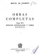 Ensayos espirituales y otros escritos