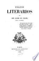 Ensayos literarios