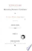 Ensayos religiosos politicos y literarios, 2