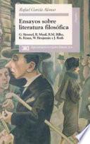 Ensayos sobre literatura filosófica