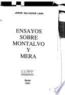 Ensayos sobre Montalvo y Mera