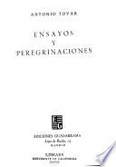 Ensayos y peregrinaciones