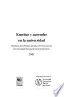 Enseñar y aprender en la universidad