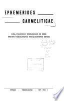 Ephemerides Carmeliticae
