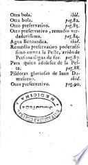 Epilogo de maravillosos y experimentados antidotos contra la peste, assi preservativos como curativos para beneficio universal ...