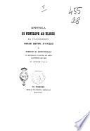 Epistola di Penelope ad Ulisse dal volgarizzamento delle Eroidi d'Ovidio di Domenico da Monticchiello