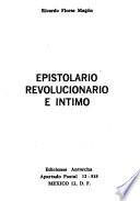 Epistolario revolucionario e íntimo