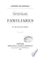 Epístolas familiares y escogidas