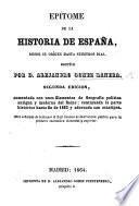 Epitome de la historia de España, etc