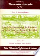 Epoca, genesis y texto de las Noticias secretas de America de Jorge Juan y Antonio de Ulloa