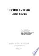 Escribir un texto