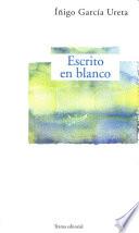 Escrito en blanco