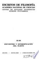 Escritos de filosofía