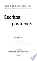 Escritos póstumos