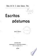 Escritos póstumos