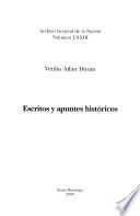 Escritos y apuntes históricos