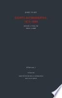 Escrits autobiogràfics, 1872-1889