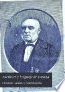 Escritura y lenguaje de España