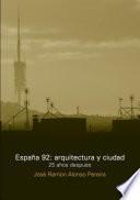 Libro España 92: Arquitectura y Ciudad