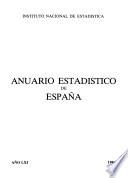 España, anuario estadístico