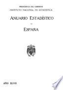 España, anuario estadístico
