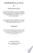 España dividida en provincias é intendencias, y subdividida en partidos ... gobiernos políticos y militares, asi realenyos como de órdenes, abadengo y señorio