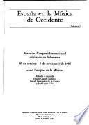 España en la Música de Occidente