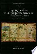 España y América en una perspectiva humanista