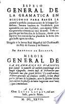 Espeio general de la gramatica en dialogos...