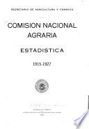 Estadistica, 1915-1927