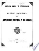 Estadística administrativa de la contribución industrial y de comercio