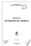Estadística de accidentes del trábajo
