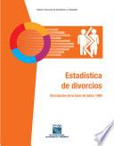 Estadística de divorcios. Descripción de la base de datos 1985