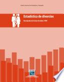 Estadística de divorcios. Descripción de la base de datos 1989